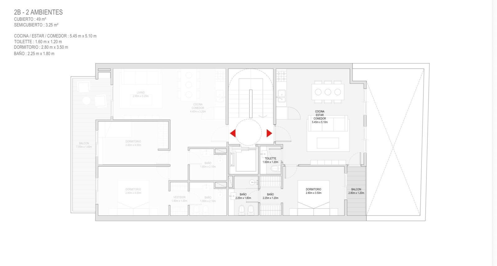 VENTA-DEPARTAMENTO-DOS AMBIENTES-CATEGORIA-NAON