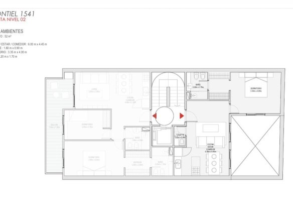 VENTA-DEPARTAMENTO-TRES AMBIENTES-BALCON-VESTIDOR-SUITE