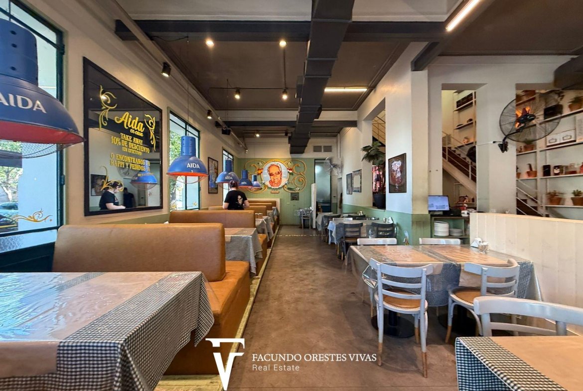 VENTA-FONDO DE COMERCIO-RESTAURANTE-AIDA-OPORTUNIDAD COMERCIAL-