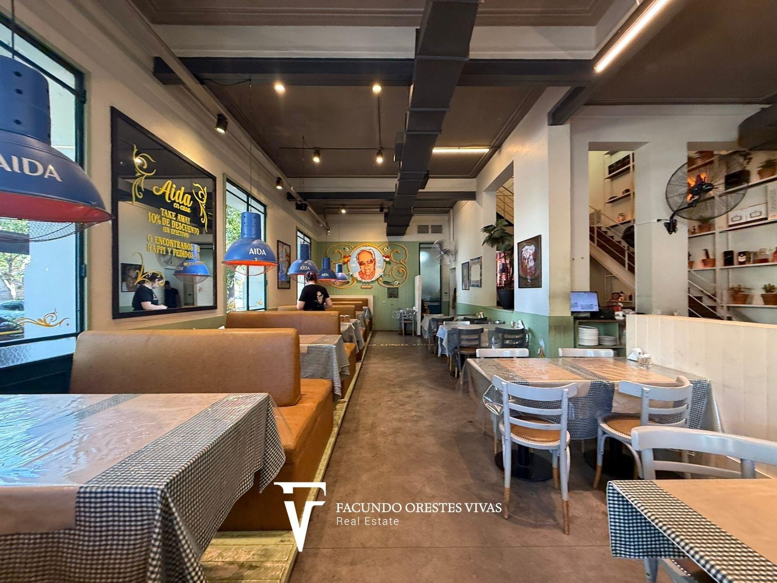 VENTA-FONDO DE COMERCIO-RESTAURANTE-AIDA-OPORTUNIDAD COMERCIAL-