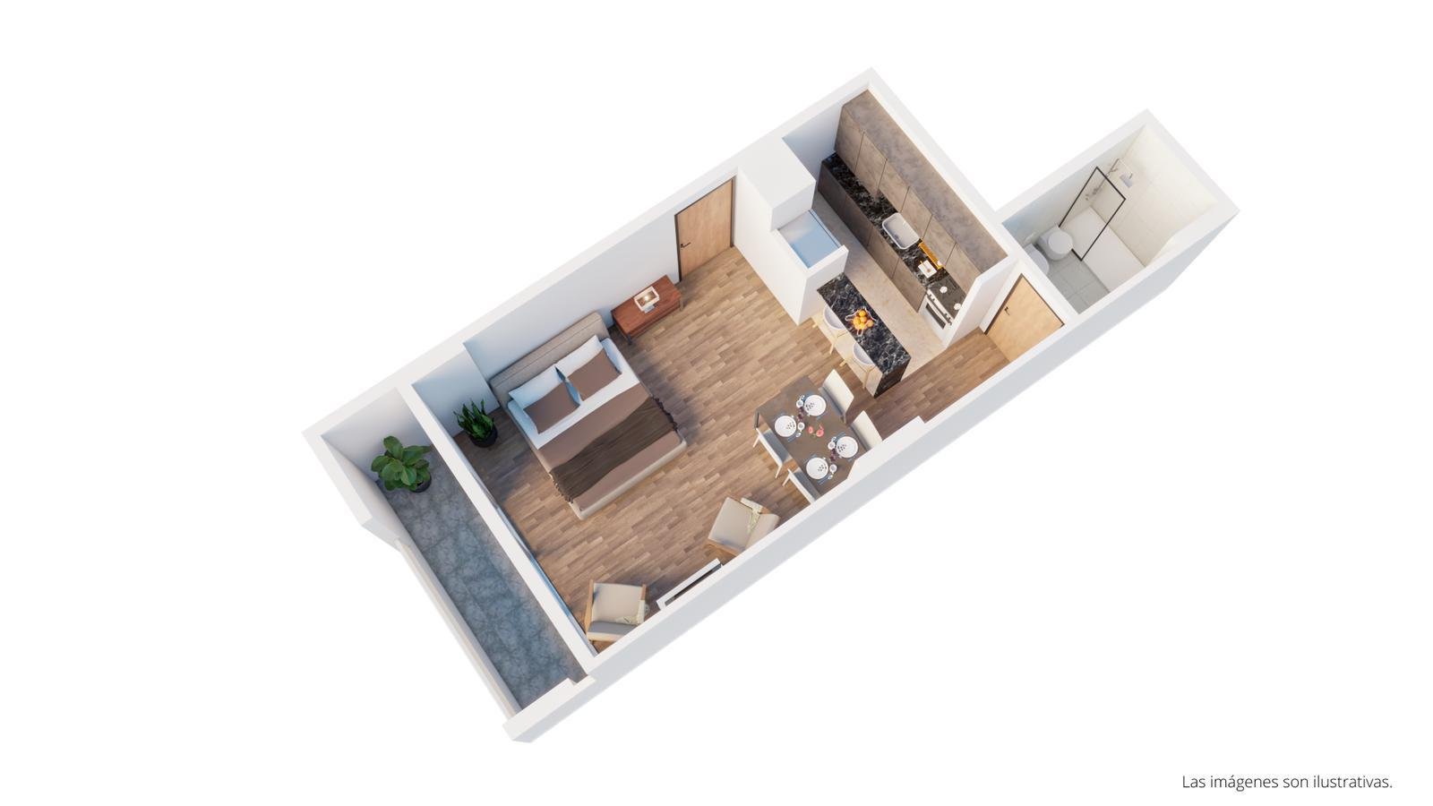 VENTA – DEPARTAMENTO – MONOAMBIENTE – BALCÓN – A ESTRENAR – LINIERS