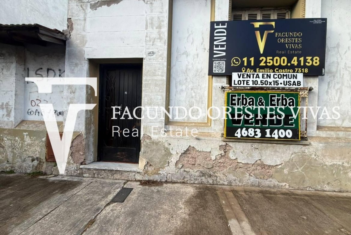 VENTA – TERRENO – LOTE PROPIO – OPORTUNIDAD – MATADEROS