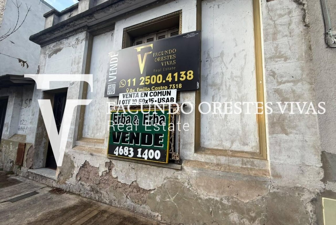 VENTA – TERRENO – LOTE PROPIO – OPORTUNIDAD – MATADEROS