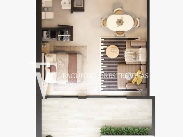 VENTA-MONO AMBIENTE-A ESTRENAR-CATEGORIA-SUM-CIUDADELA