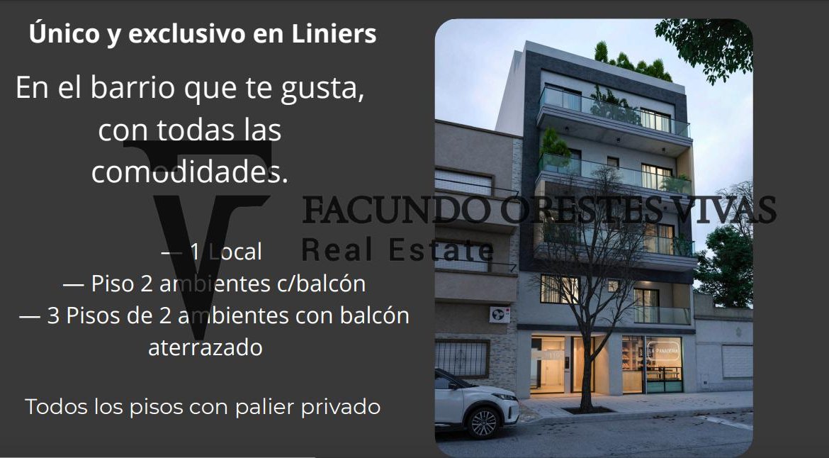 VENTA-DOS AMBIENTES-FRENTE-PISO PRIVADO-BALCON ATERRAZADO-LINIERS
